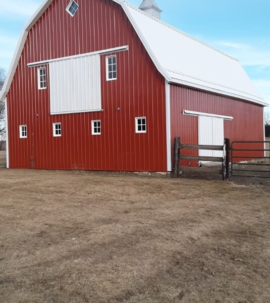 Brite red panel after