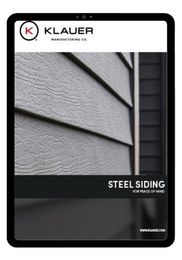 Download Our Steel Siding Brochure Klauer Manufacturing