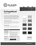 Cottage Wood Shingle Sell Sheet thumbnail