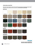 Steel siding and accessories color chart Thumbnail