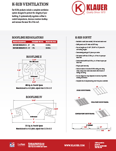 Ventilation | Klauer Manufacturing